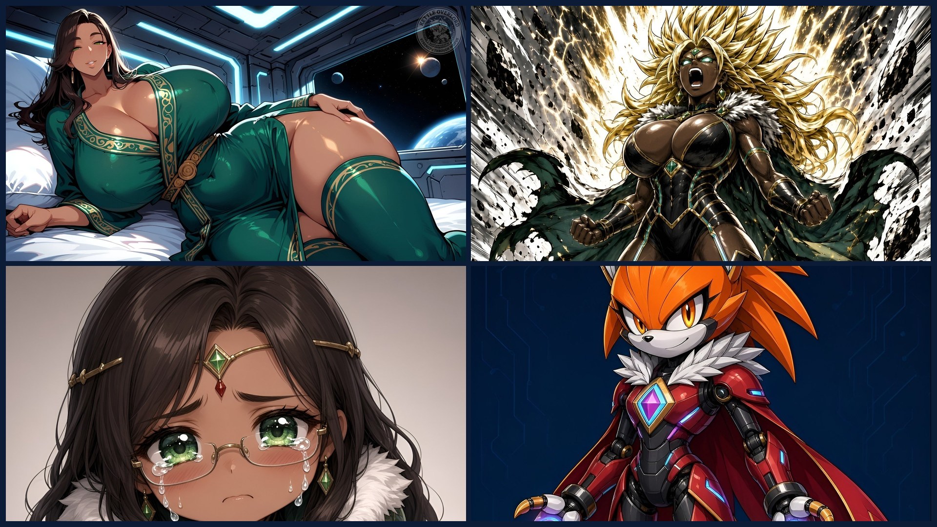 Kettle Overlord work collage