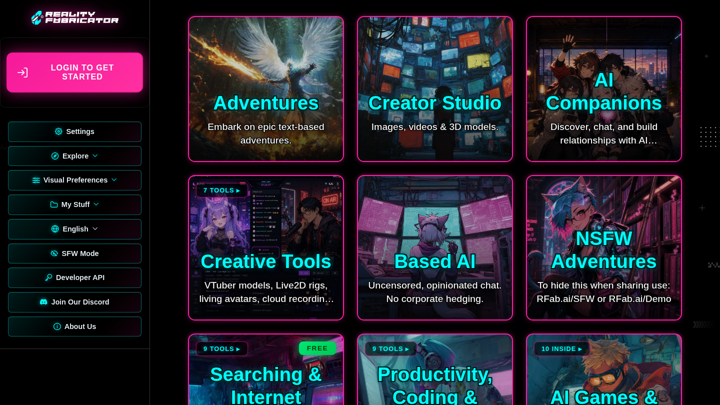 Malcom Collins (rfab.ai) tool screenshot